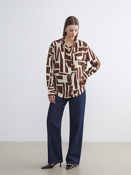 Wideleg Kad?n Jean Pantolon