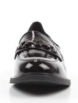 03-DEB104-3 BLACK Лоферы женские (натуральная кожа)