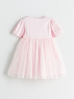 Cinderella Aurora ve Ariel Bask?l? K?z ?ocuk Elbise