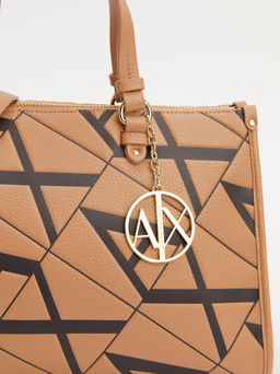 Женский тоут ARMANI EXCHANGE Артикул 4081537, темно-бежевый  фото 4