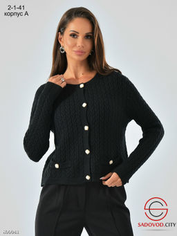 Кардиган тёплый вязанный женский - Bruno фото 3