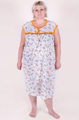 Арт. 6213 Ночная сорочка без рукав Цвет:ассорти