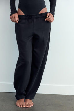 STRAIGHT-LEG PLUSH TROUSERS - Zara фото 4