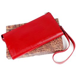 Портмоне женское Cayman-420 на молнии н/к, 1 отд, 12 карм, красный игуана (73) 164398  фото 4