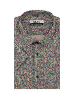 Сорочка мужская короткий рукав GREG 253/201/057/Z  фото 2