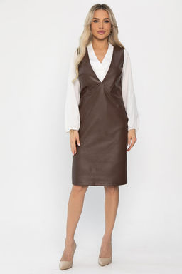 Сарафан Горячий шоколад (шоколадное) П13718-15М - Lt collection фото 8