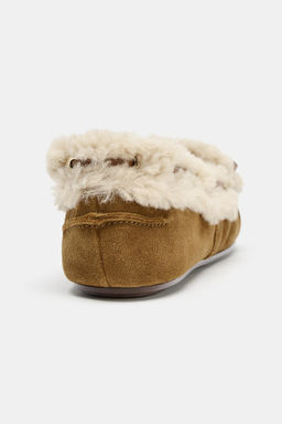 COMBINED SPLIT SUEDE LOAFERS