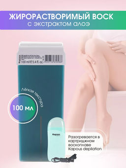 494 Жирорастворимый воск с экстрактом Алоэ в картридже 100мл.