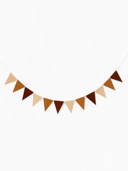 Гирлянда фетровая «Зайка»: 12 флажков + иголочка + лента