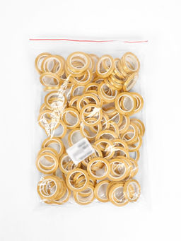 Лента  декоративная, 4 мм× 4 м, цвет золотой, набор 100 штук