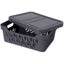 Ящик универсальный с крышкой "DELUXE", 12 л, арт. С32057