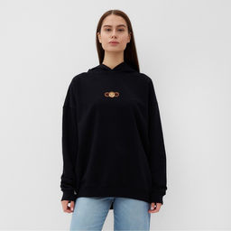 Толстовка KAFTAN «Чебурашка», размер 48-50, чёрная