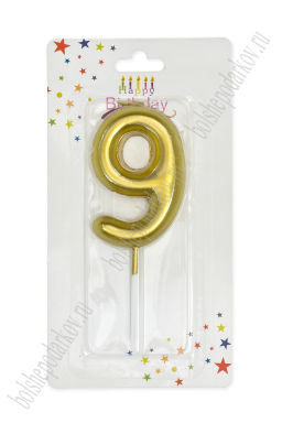 Свечи праздничные "9" (SF-7831) №76
