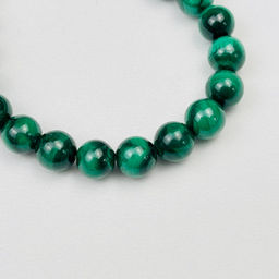 Браслет из Малахита и Родохрозита - Радуга самоцветов фото 4