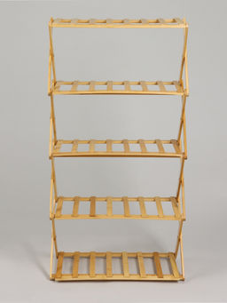 Стеллаж универсальный, 5 полок, 50×25×89 см, напольный, открытый, Greengo