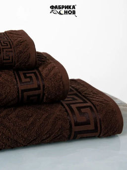 Полотенце махровое жаккардовое KT-0012М (греческий бордюр) 430 гр/м2 - Фабрика снов фото 13