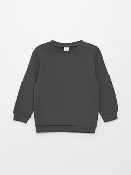 Bisiklet Yaka Uzun Kollu Bask?l? Erkek Bebek Sweatshirt 2li - Waikiki фото 3