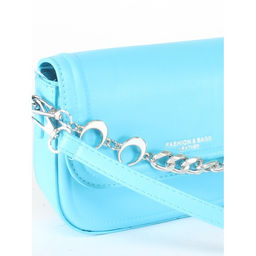 Сумка женская искусственная кожа Ch&K-9261-1, 1отд, плечевой ремень, голубой SALE 255065 - Adelia фото 4