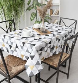 Скатерть Голд 150*220см. рогожка хлопок 100%