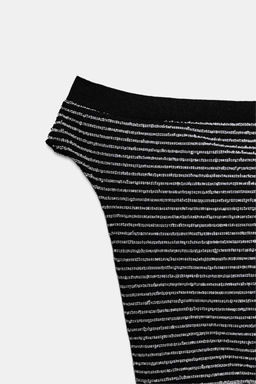 TOP BOUCL? RAYAS / Negro / Crudo - Zara фото 9