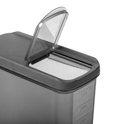 Цена за 2 шт. Емкость для сыпучих продуктов "Лайн" 2л (графитовый) М9006