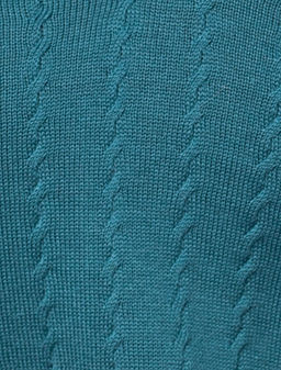 VILATTE / Джемпер-поло тонкой вязки из хлопка с нейлоном  фото 3