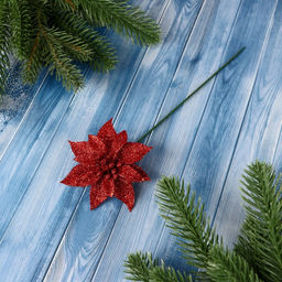 Цена за 12 шт. Цветы искусственные Перелив, острый лист, 8?20 см, МИКС