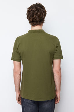 TRENDYOL MAN Beyaz Slim/Dar Kesim Yakas? Cizgili Basic %100 Pamuklu Polo Yaka T-shirt TMNSS20PO0009 - Trendyolmilla фото 29