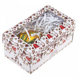 Елочная игрушка фигурка стеклянная Капелька 1-1 д5,4см, h8,5см, ручная художественная роспись, подарочная упаковка (Россия) - Домашняя мода фото 6