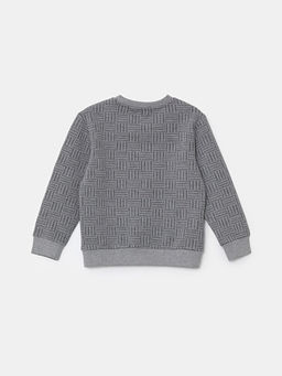 Bisiklet Yaka Uzun Kollu Erkek ?ocuk Sweatshirt