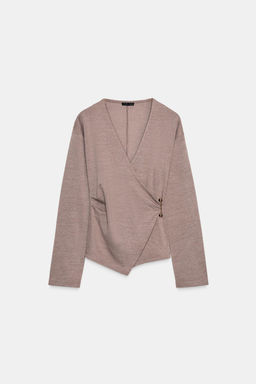 SIDE BROOCH TOP - Zara фото 6