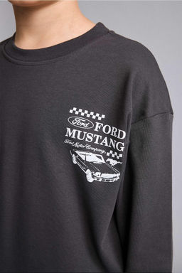 Ford Mustang Bask_l_ Oversize Ti__rt Erkek _ocuk - Defacto фото 7