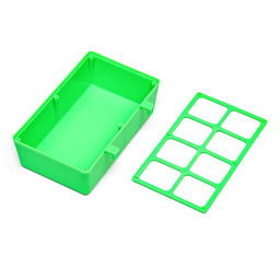 Кормушка для кормления с защитой на 8 ячеек 16,9 х 8,9 х 4,4 см, зелёная - Пижон фото 3