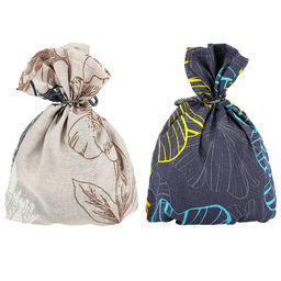 Экомешочек для сухофруктов Студентка 22х29см, расцветки в ассортименте, набор 2шт, хлопок, Домашняя мода (Россия)