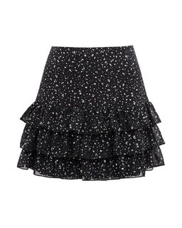 Мини-юбка с каскадными оборками - Incity фото 2