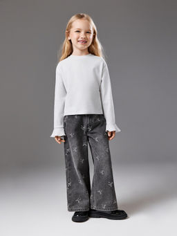 ACOOLA / Джемпер детский для девочек Nansana серый  фото 5