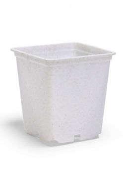 Цена за 24 шт. Горшок для рассады, 500 мл 9*9*10 см, (фасовка 6 шт) Белый