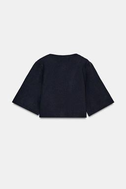 SHORT KNIT CARDIGAN - Zara фото 24