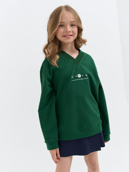 Свитшот облегченный Не школа с вышивкой 7+ - Bungly фото 7