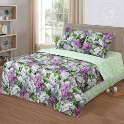 Постельное бельё Цветок желаний (бязь премиум) Семейный/Пододеяльник: 2 шт. - 215*143; Простыня: 1 шт. - 220*240; Наволочка: 2 шт. - 70*70; Премиум