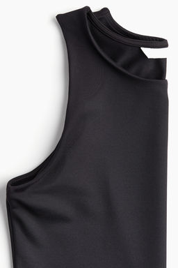 Top de microfibra cropped - H&m фото 6