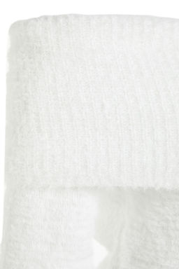 Ekru Carmen Yaka Tuylu/Sakal Iplikli Triko Kazak TWOAW24KZ00121