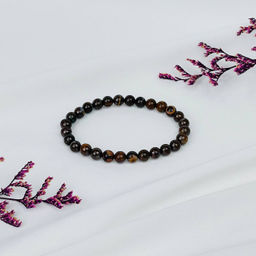 Браслет из древесного Опала 17 см - Радуга самоцветов фото 3