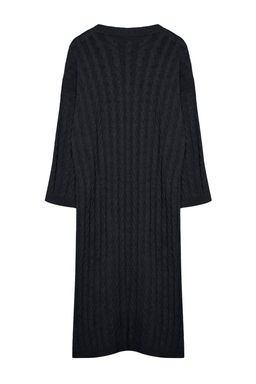 TRENDYOLMILLA Tas Maxi Triko Sac Orgulu Genis Kal?p Elbise TWOAW25EL00078 фото 13