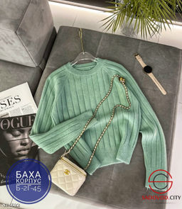 Свитер женский однотонный - Bruno фото 4