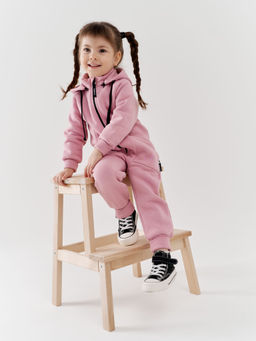 Комбинезон-трансформер с клапаном Пудра утепленный - Bungly фото 9