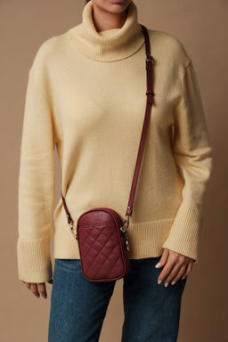 Сумка кожаная Azaro 30832 вишневое каберне