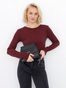 Сумка 1045C black Polina&Eiterou