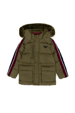 Пальто цвета хаки для мальчика - U.s. polo assn фото 7