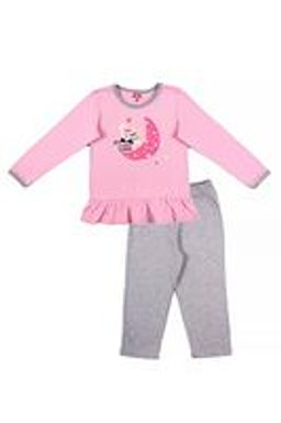 CRB wear/CAB 5242 Пижама, светло-розовый-серый меланж/Ex.Cherubino  фото 3